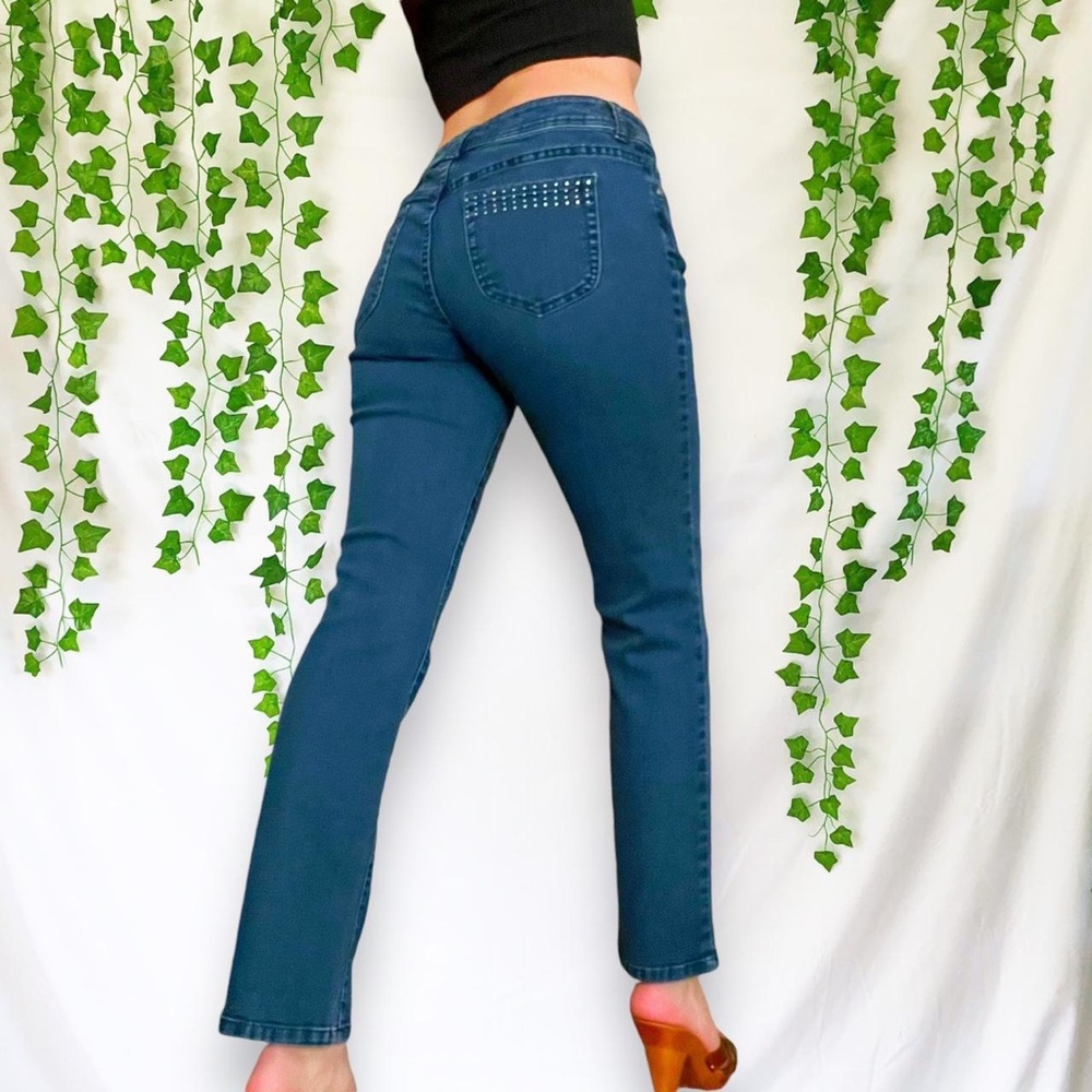 Y2k style dark wash jeans